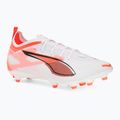 Dětské kopačky PUMA Ultra 5 Pro FG/AG Jr puma white/puma black/glowing red