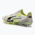 Pánské kopačky PUMA King Ultimate Forever FG/AG feather gray/electric lime/puma white/flat light gray 3