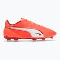 Pánské kopačky PUMA King Match FG/AG glowing red/puma white/red fire 2