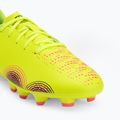 Dětské kopačky PUMA Future 8 Play FG/AG Jr yellow alert/puma black/sun struck 7