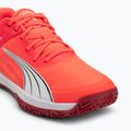 Boty na házenou PUMA Accelerate Turbo glowing red/white/dark crimson/black 7