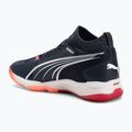 Pánské házenkářské boty PUMA Eliminate Nitro SQD parisian night / puma white / glowing red 3