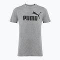 Pánské tričko PUMA ESS No. 1 Logo Tee medium gray heather