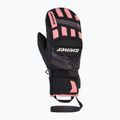 Dětské lyžařské rukavice ZIENER Luron Aquashield PR Mitten black/pink vani 2