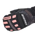 Dětské lyžařské rukavice ZIENER Luron Aquashield PR Mitten black/pink vani 4
