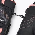 Dětské lyžařské rukavice ZIENER Luron Aquashield PR Mitten black/pink vani 5