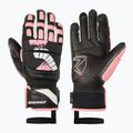 Dětské lyžařské rukavice Ziener Lanus-Z AS PR black/pink vanilla