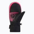 Dětské lyžařské rukavice ZIENER Luuki-Z Aquashield black/pop pink 3