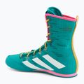 Boxerské boty adidas Box Hog 4 turquoise 3