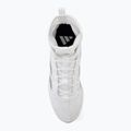 Boxerské boty adidas Box Hog 4 white/silver 5
