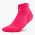 Dámské kompresní ponožky CEP Run Low Cut 5.0 pink 2