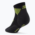 Dámské kompresní ponožky CEP Run Low Cut 5.0 black/lime 3