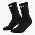 Dámské kompresní ponožky CEP Run Mid Cut 5.0 black/lime