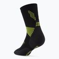 Dámské kompresní ponožky CEP Run Mid Cut 5.0 black/lime 3