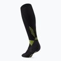 Pánské kompresní ponožky CEP Run Tall 5.0 black/lime 3