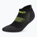 Pánské kompresní ponožky CEP Run No Show 5.0 black/lime 2