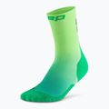 Pánské kompresní ponožky CEP Run Edt. Gradient Mid Cut Compression 5.0 green/lime fade 2