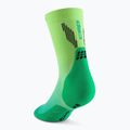 Pánské kompresní ponožky CEP Run Edt. Gradient Mid Cut Compression 5.0 green/lime fade 3