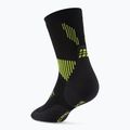 Pánské kompresní ponožky CEP Run Mid Cut 5.0 black/lime 3