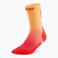 Pánské kompresní ponožky CEP Run Edt. Gradient Mid Cut Compression 5.0 red/marigold fade 2