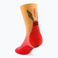 Pánské kompresní ponožky CEP Run Edt. Gradient Mid Cut Compression 5.0 red/marigold fade 3