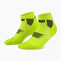 Dámské kompresní ponožky CEP Run Low Cut 5.0 lime/black