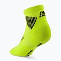 Pánské kompresní ponožky CEP Run Low Cut 5.0 lime/black 3