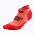 Pánské kompresní ponožky Cep Run No Show 5.0 neon coral 2