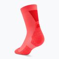 Pánské kompresní ponožky CEP Ultralight Mid Cut 4.0 neon coral/red 3