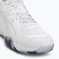 Házenkářské boty PUMA Eliminate NITRO SQD 4 puma white/baltic sea blue/fresh water 7