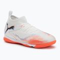 Dětské kopačky PUMA Future 8 Match It + Mid Jr puma white/puma black/glowing red