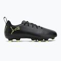 Dětské kopačky PUMA Future 8 Play FG/AG Jr puma black/fizzy light/green terrain 2