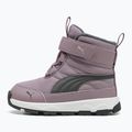 Dětské sněhule PUMA Evolve Boot AC+ Inf plum jam/shadow gray 