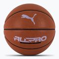 Basketbalový míč PUMA teamJAWS All Pro Basketball leather brown/puma black velikost 7