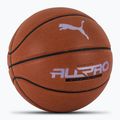 Basketbalový míč PUMA teamJAWS All Pro Basketball leather brown/puma black velikost 7 2