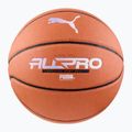 Basketbalový míč PUMA teamJAWS All Pro Basketball leather brown/puma black velikost 7