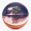Basketbalový míč PUMA Hooptopia Sunset Basketball flame orange/puma black/multicolor velikost 7