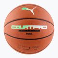 Basketbalový míč PUMA teamJAWS Court Pro Basketball leather brown/dark shadow velikost 7
