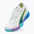 Boty na házenou PUMA Eliminate Nitro SQD 4 Game On puma white/glowing red/ultra blue 10