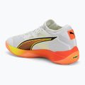 Boty na házenou PUMA Eliminate Nitro SQD 4 Game On puma white/glowing red/ultra blue 3
