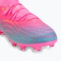 Dětské kopačky PUMA Future 9 Pro FG/AG Jr poison pink/puma wht/sun stream/bright aqua/puma blk 7