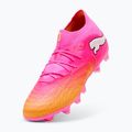 Dětské kopačky PUMA Future 9 Pro FG/AG Jr poison pink/puma wht/sun stream/bright aqua/puma blk 4