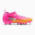 Dětské kopačky PUMA Future 9 Match FG/AG Jr poison pink/puma wht/sun stream/bright aqua/puma blk 2