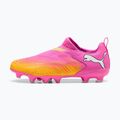 Dětské kopačky PUMA Future 9 Match LL FG/AG Jr poison pink/puma wht/sun stream/bright aqua/puma blk