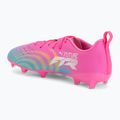 Dětské kopačky PUMA Future 9 Play FG/AG Jr poison pink/puma wht/sun stream/bright aqua/puma blk 3