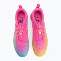Dětské kopačky PUMA Future 9 Play FG/AG Jr poison pink/puma wht/sun stream/bright aqua/puma blk 5