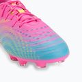 Dětské kopačky PUMA Future 9 Play FG/AG Jr poison pink/puma wht/sun stream/bright aqua/puma blk 7