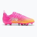 Dětské kopačky PUMA Future 9 Play FG/AG Jr poison pink/puma wht/sun stream/bright aqua/puma blk 2