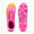 Dětské kopačky PUMA Future 9 Play FG/AG Jr poison pink/puma wht/sun stream/bright aqua/puma blk 3