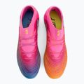 Kopačky PUMA Future 9 Ultimate FG poison pink/puma wht/sun stream/bright aqua/puma blk 5